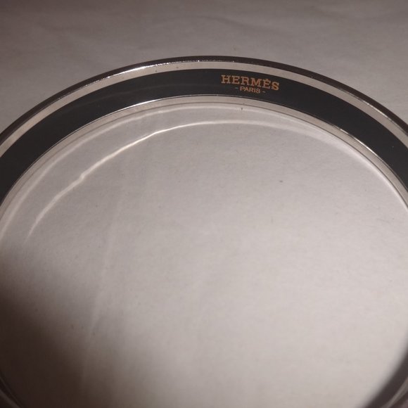 HERMÈS Caleche Narrow Enamel Bracelet Blue - Picture 6 of 11